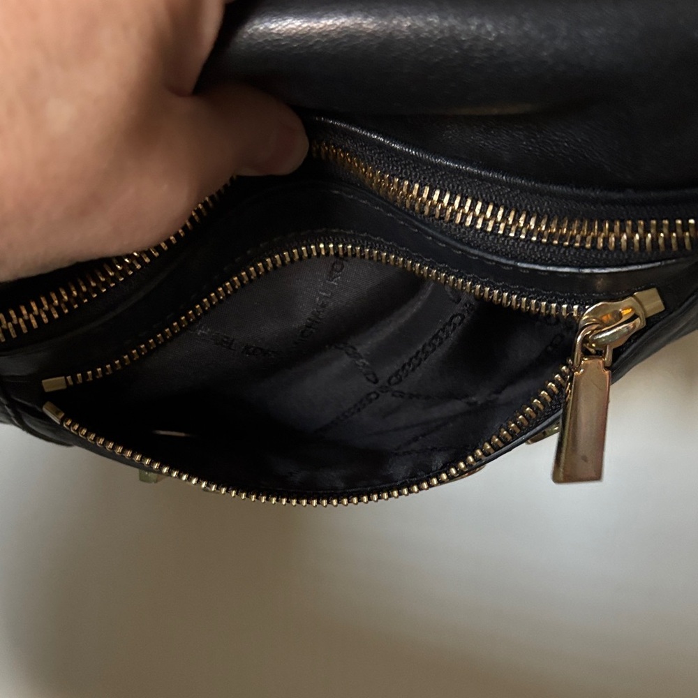 Michael Kors Black and Gold Crossbody Bag - Picture 5 of 8
